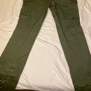 Green cargo pants